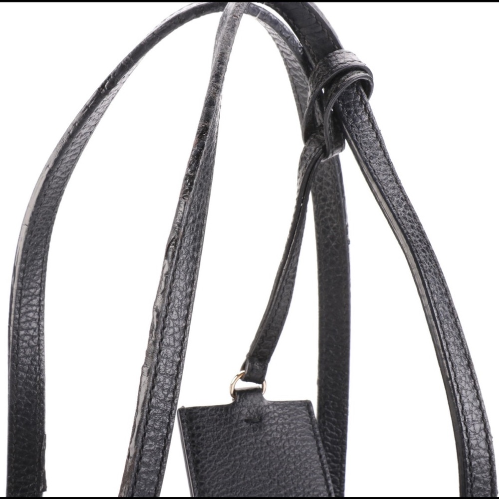 Gucci Shopper Swing Tote Medium in Black Pebble Grain Calfskin - Picture 6 of 11